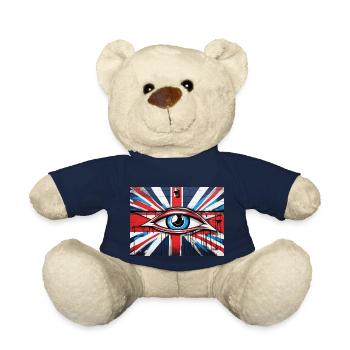 Big Brother - Somebody's Watching You - Teddy Bear - french navy - Front