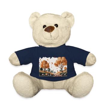 La nature à l’automne (Collection d’automne #6) - Nounours - bleu marine - Devant