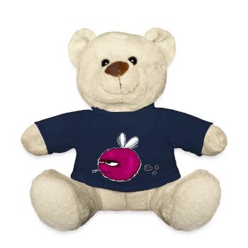 Grummelhummel lustiges Cartoon Hummel - Teddy - French Navy - Vorne