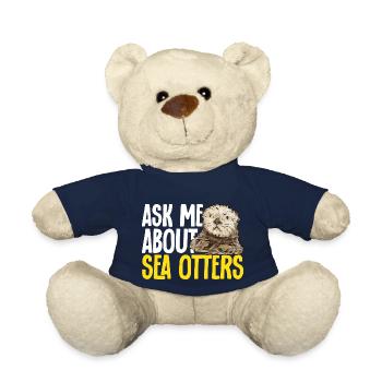 Loutre de mer - Nounours - bleu marine - Devant