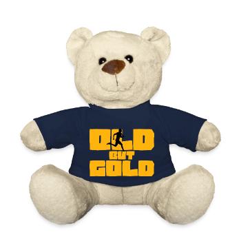 Old but Gold Run Running Relay Running Jogging - Teddy Bear - french navy - Front