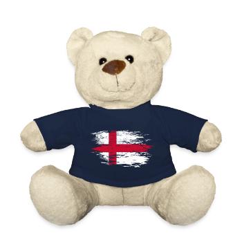 Drapeau anglais utilisé - Nounours - bleu marine - Devant