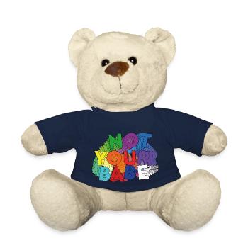 NOT YOUR BABE - Teddy Bear - french navy - Front