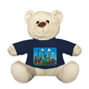 new york stadt - Teddy - French Navy - Vorne