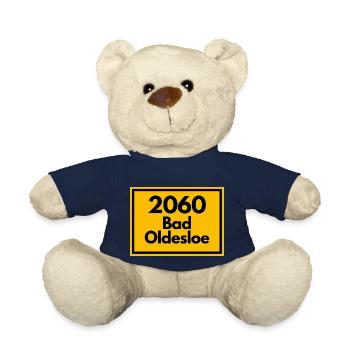 Ortsschild - damals alte PLZ 2060 BAD OLDESLOE - Teddy - French Navy - Vorne