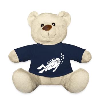 Taucher Silhouette Tauchen - Teddy - French Navy - Vorne