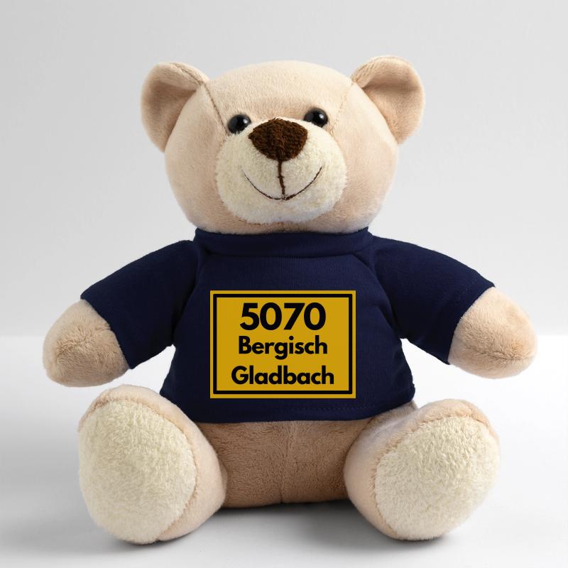 Town sign old zip code 5070 BERGISCH GLADBACHi Teddy Bear