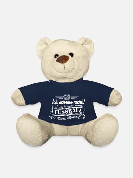 Fußball Mama Stimme - Teddy - French Navy