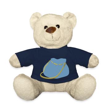 backpack suitcase backpack bag briefcase131 - Teddy Bear - french navy - Front