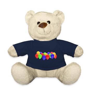 bunte aufblasbare Ballons - Teddy - French Navy - Vorne