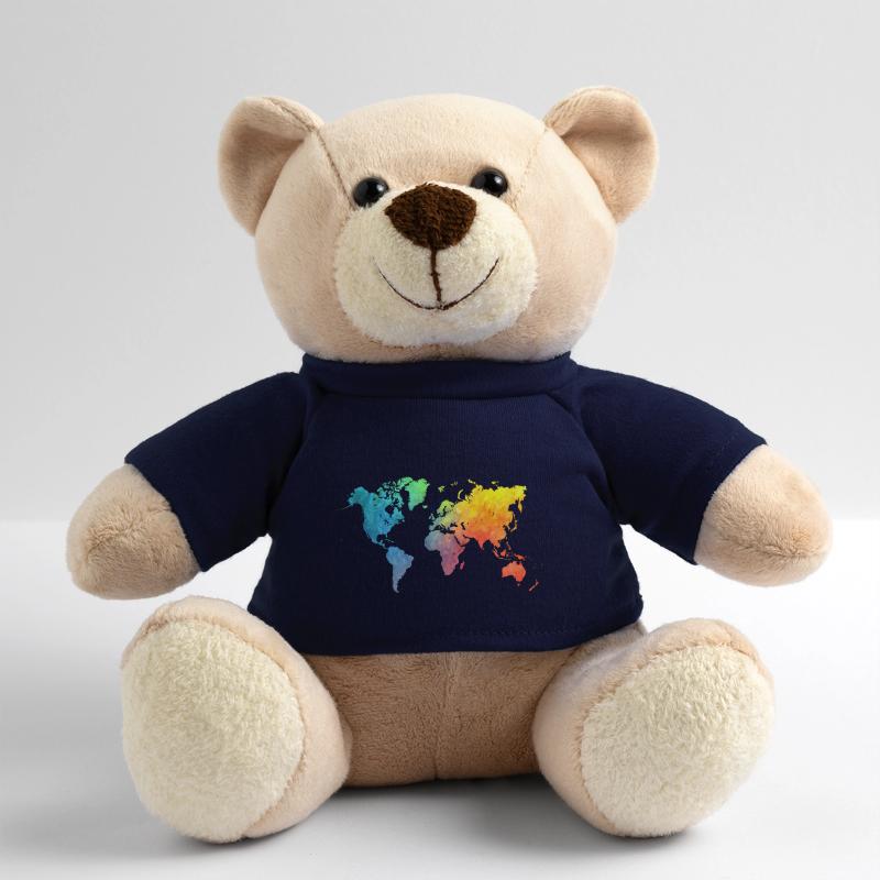 Farben der Weltkarten Teddy
