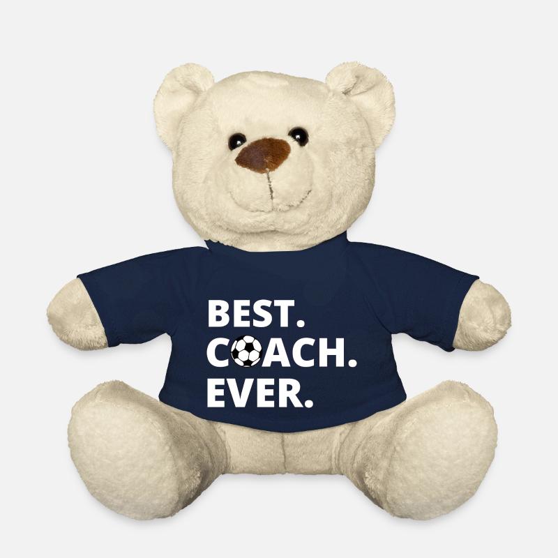 BEST COACH EVER - Teddy Bear - french navy