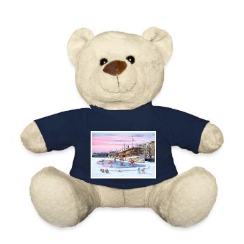 The Passenger Harbour of Savonlinna, Finland - Teddy Bear - french navy - Front