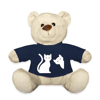 Chat Katze - Nounours - bleu marine - Devant