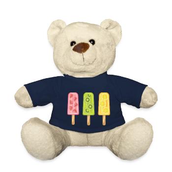 Crème glacée aux fruits - Nounours - bleu marine - Devant
