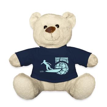 SURF autour du monde | Vectorgraphique - Nounours - bleu marine - Devant