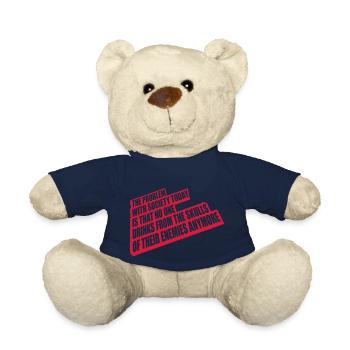 drinks from enemies skulls - Teddy Bear - french navy - Front