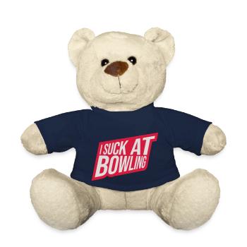 Je suis nul au bowling - Nounours - bleu marine - Devant