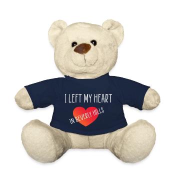J’ai laissé mon cœur à Beverly Hills - Nounours - bleu marine - Devant
