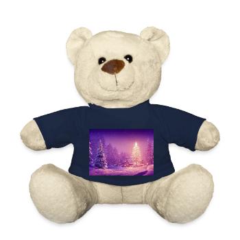 Noël 16 - Nounours - bleu marine - Devant