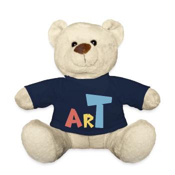 Art - Teddy Bear - french navy - Front