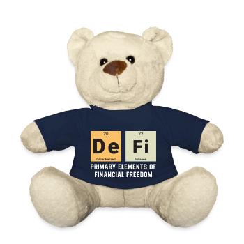 Defi, finance décentralisée - Nounours - bleu marine - Devant