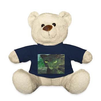 schwarze Katze - Teddy - French Navy - Vorne