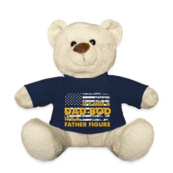 It's Not A Dad Bod It's A Father Figure, Funny - Teddy Bear - french navy - Front