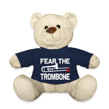 trombone, trombonist, wind orchestra, brass band - Teddy Bear - french navy - Front