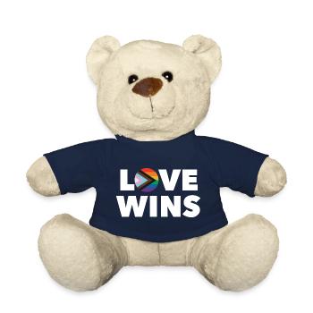 LGBTQ Love Wins - Teddy - French Navy - Vorne