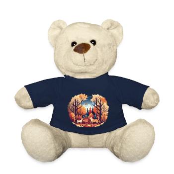 Rassemblement d’animaux (Collection d’automne #9) - Nounours - bleu marine - Devant