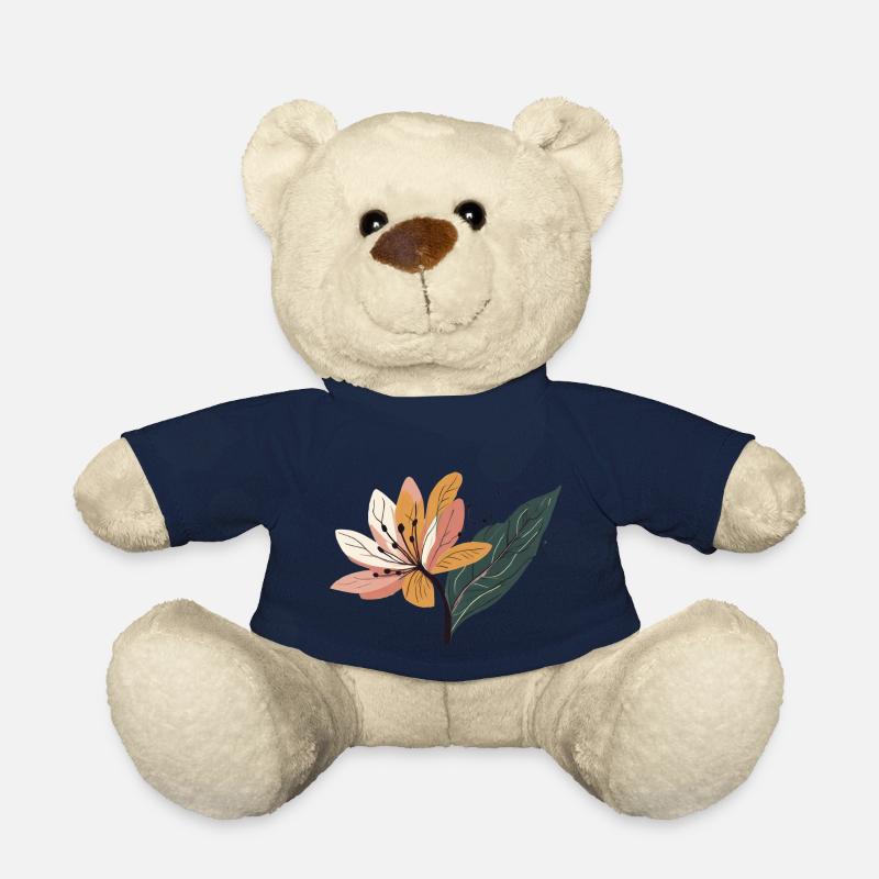 Blume Lilie minimalistisch - Teddy - French Navy