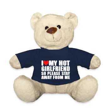 J’AIME MA PETITE AMIE SEXY - Nounours - bleu marine - Devant