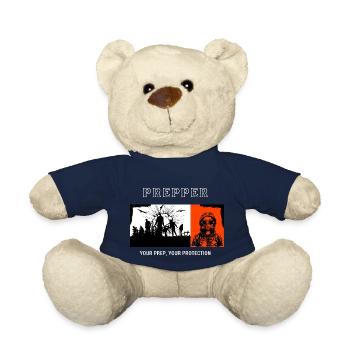 Prepper Your Prep Your Protection - Teddy Bear - french navy - Front