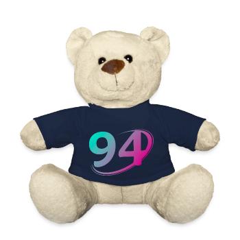 Number 94 multicolor - Teddy Bear - french navy - Front