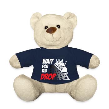 Wait For The Drop Roller Coaster - Teddy Bear - french navy - Front