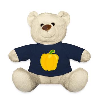 paprika chilli chili pepper citrus veggie vegetable - Teddy Bear - french navy - Front