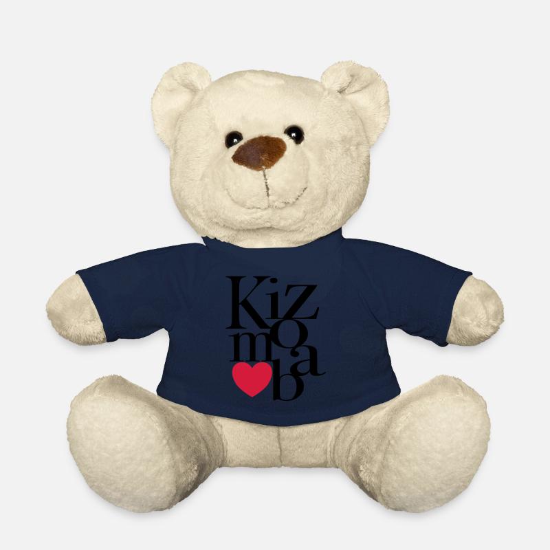 Kizomba Art - Kizomba Dance Shirt - Nounours - bleu marine