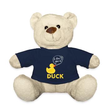 Ente Natur Enten Vögel Schnabeltier Geschenk Idee - Teddy - French Navy - Vorne