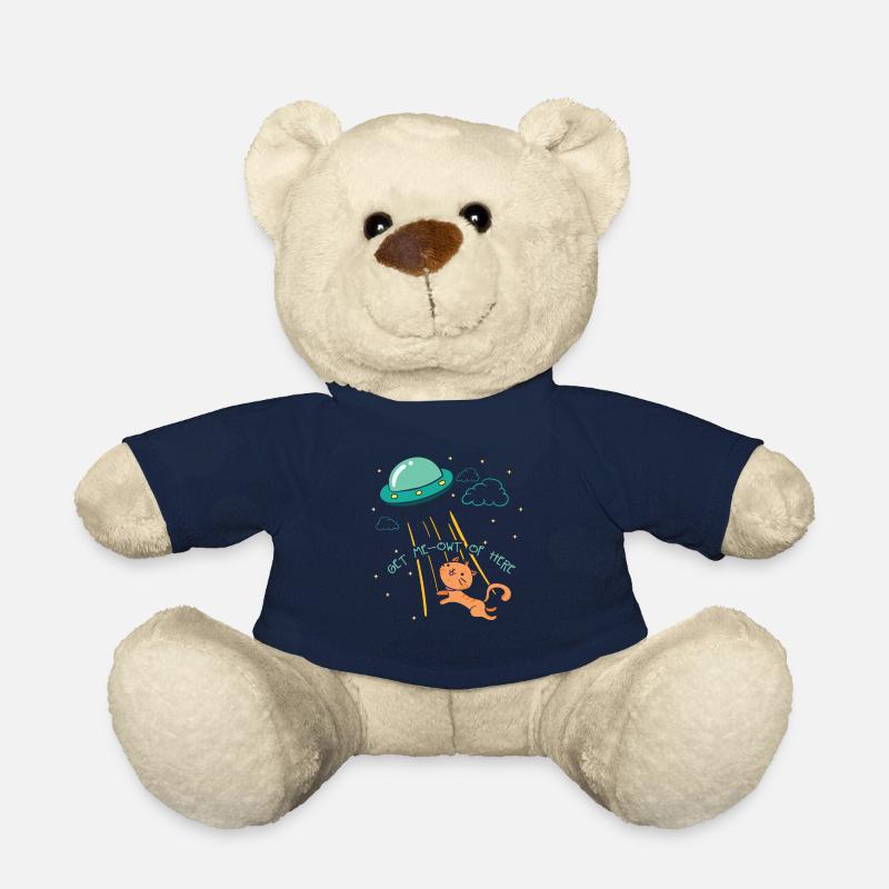 Ufo Alien cat Abduction - Teddy - French Navy