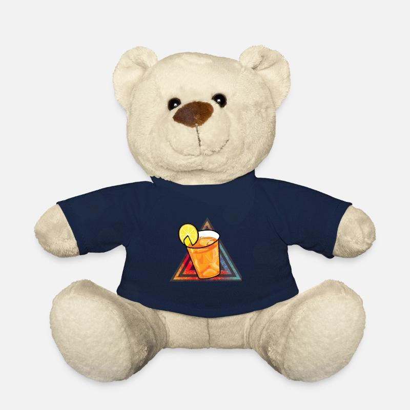 Retro Dreieck Zitronentee - Teddy - French Navy