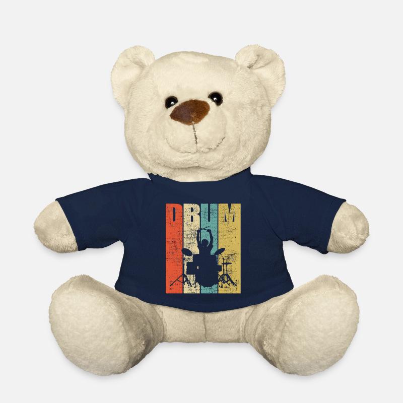 Schlagzeug Schlagzeuger Drumline Drumsticks - Teddy - French Navy