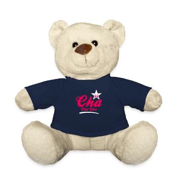 Cha Cha Cha Dance - Latino Tanz Geschenk T-Shirt - Teddy - French Navy - Vorne