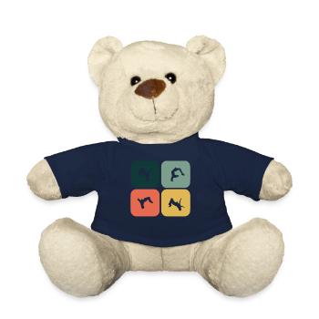 Backflip, somersault - Teddy Bear - french navy - Front