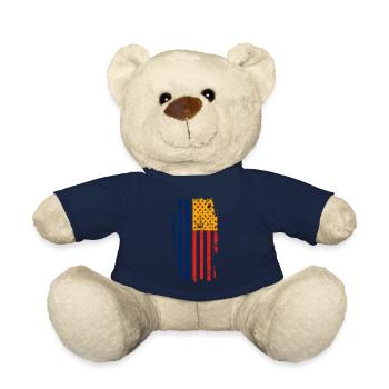 Rumänien Flagge USA Amerika - Teddy - French Navy - Vorne