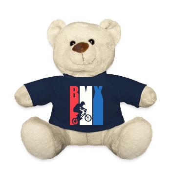Cooles Retro BMX Design - Teddy - French Navy - Vorne