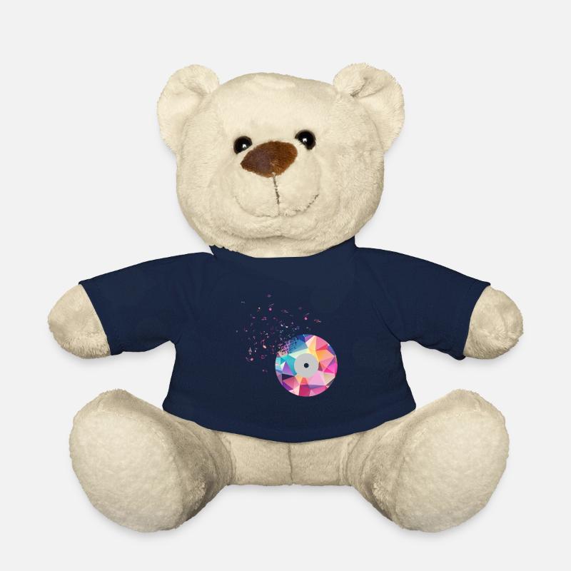 Music CD Music Note - Teddy Bear - french navy
