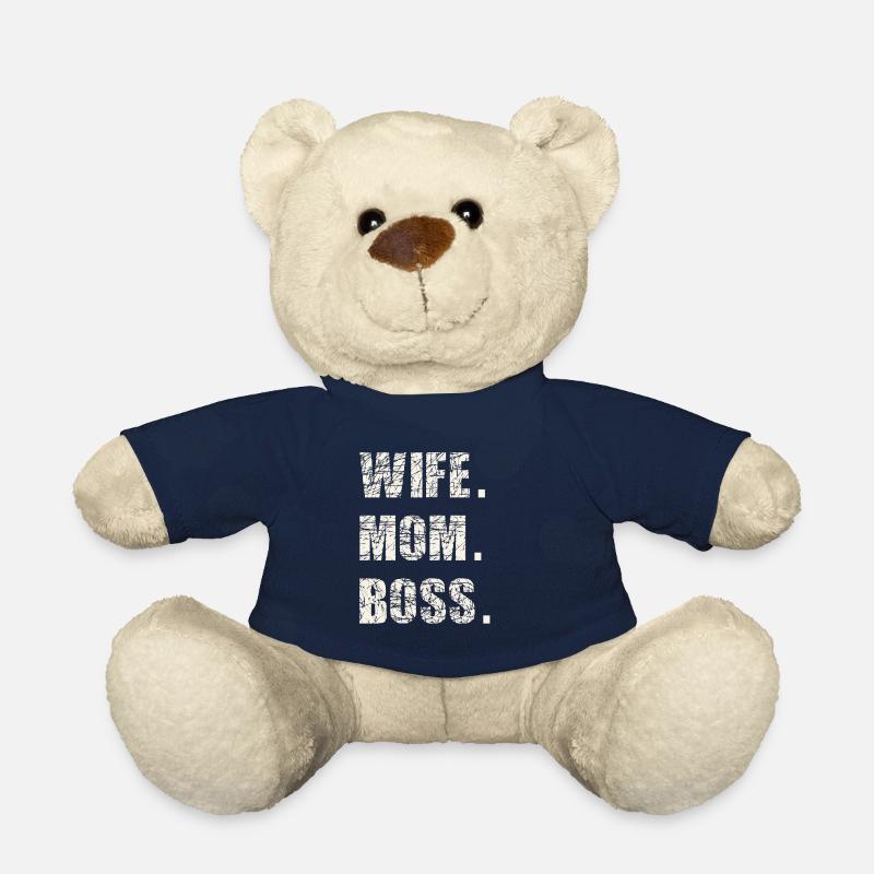 Chef mère épouse - Nounours - bleu marine