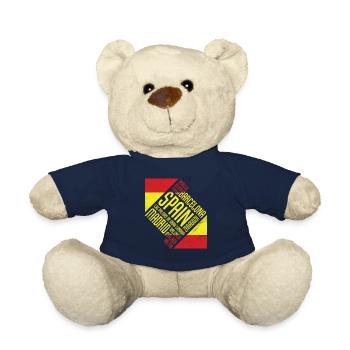 Gift Spain Madrid Barcelona Holiday Malaga - Teddy Bear - french navy - Front