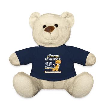 cheetah - Teddy Bear - french navy - Front